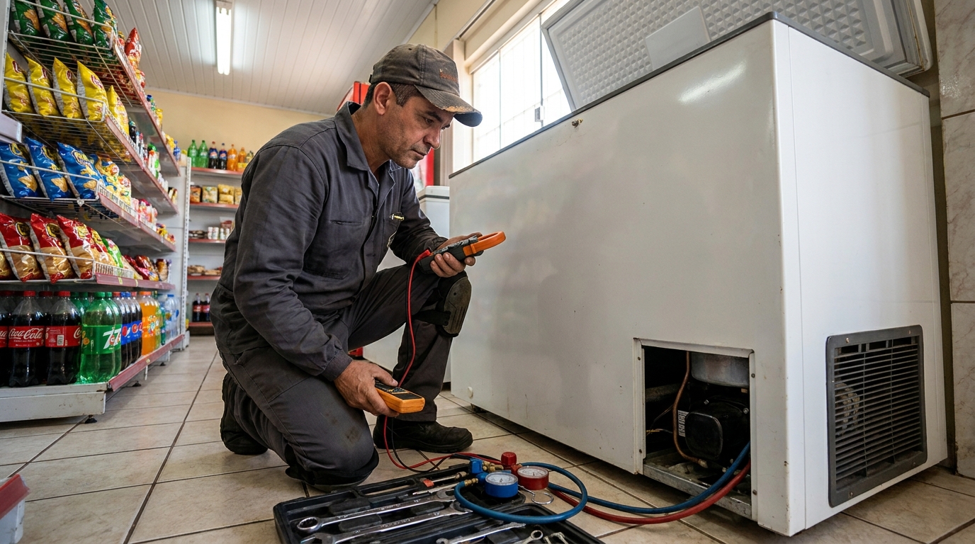 Conserto de placa eletrônica de freezer em Vitória da Conquista‑BA